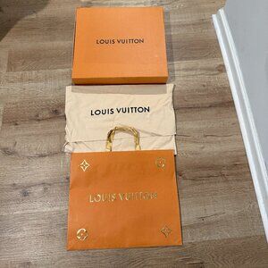 Authentic Louis Vuitton Extra Large Magnetic Box, Bag and Dust Bag